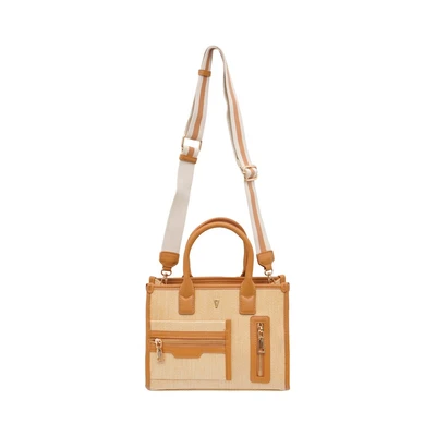 Gambar THYS Tas Tangan Shopper Woven Medium - Cokelat