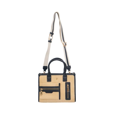 Gambar THYS Shoppper Tas Tangan Woven Medium - Hitam