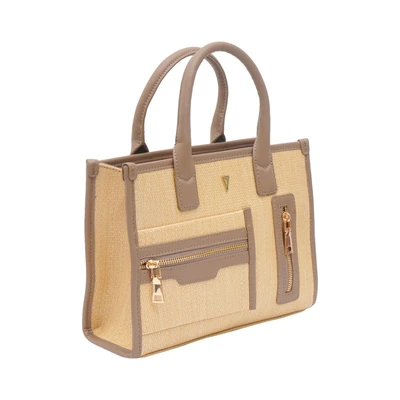 Gambar THYS Shoppper Tas Tangan Woven Medium - Abu-Abu