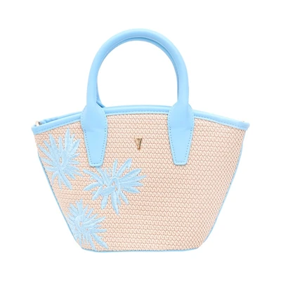 Gambar THYS Tas Tangan Beach Woven - Biru
