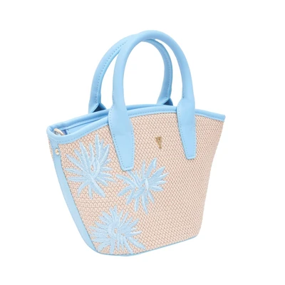 Gambar THYS Tas Tangan Beach Woven - Biru