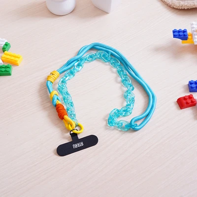 Gambar Ataru Lanyard Strap Combination - Biru/Kuning
