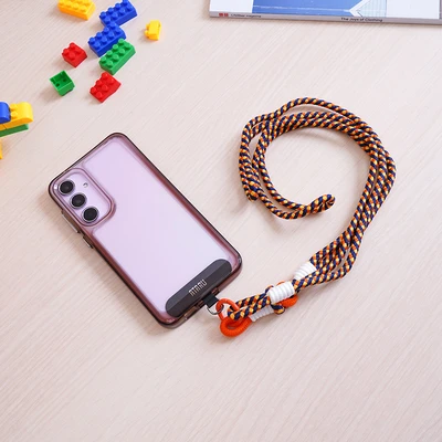 Gambar Ataru Lanyard Color Block Strap Swirl - Orange