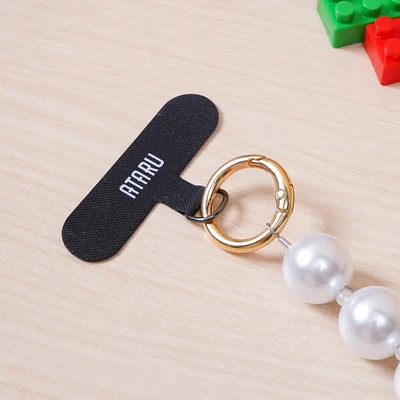 Gambar Ataru Gantungan Handphone Beads Bracelet - Putih Pearl