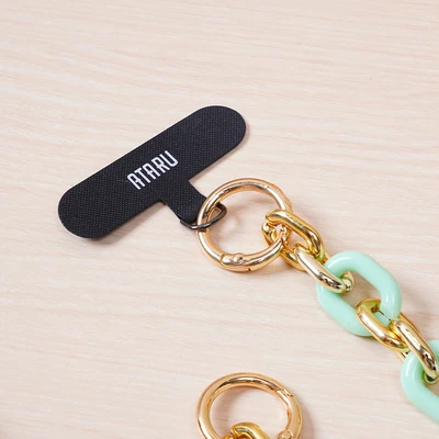 Gambar Ataru Gelang Gantungan Handphone Chain - Hijau/Gold