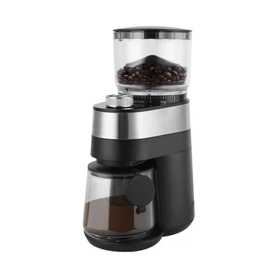 Gambar Kris Coffee Grinder  Dengan Pisau Flat Burr 120 Watt - Hitam