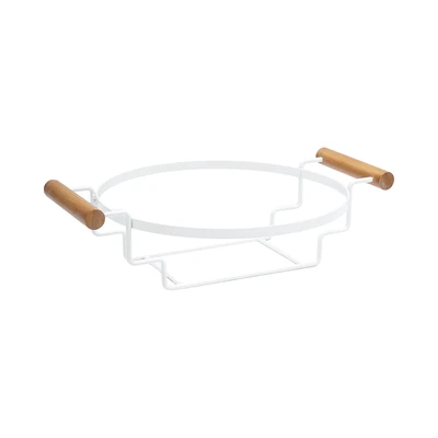 Gambar Appetite Set Juhee Mangkuk Salad Dengan Rak 25 cm - Putih
