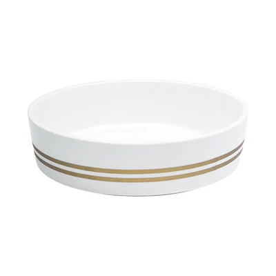 Gambar Appetite Set Juhee Mangkuk Salad Dengan Rak 25 cm - Putih