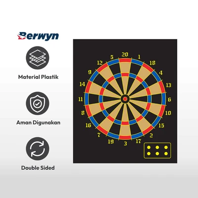 Gambar Berwyn Dartboard Double Side Magnetic