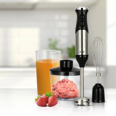 Gambar Kris Hand Blender Stainless Steel 500 ml 600 watt - Hitam