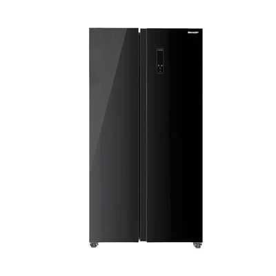 Gambar Sharp Kulkas 2 Pintu Side By Side 563 Liter SJ-IS61GA-BK - Hitam