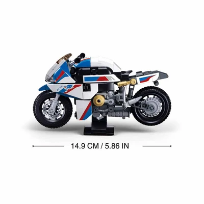 Gambar Sluban Set 242 Pcs Motorcycle S1000ms Skala 1:12