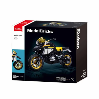Gambar Sluban Set 200 Pcs Motorcycle R1250ms Skala 1:12
