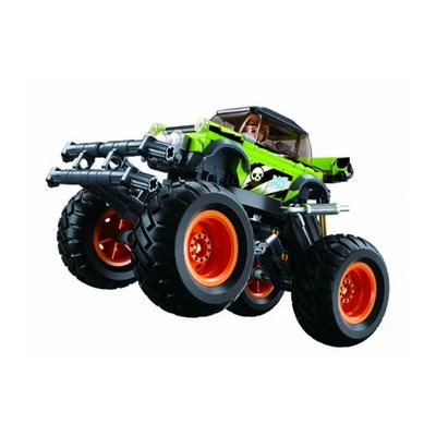 Gambar Sluban Set 264 Pcs Power Brick Offroad Vehicle Pull Back - Hijau