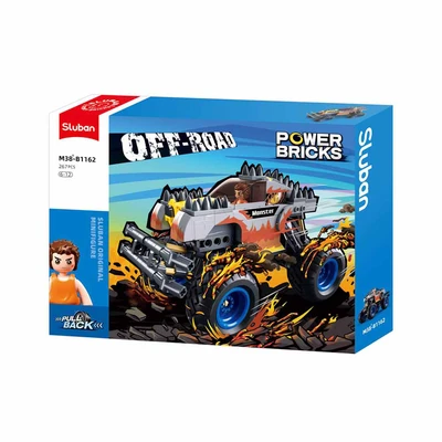 Gambar Sluban Set 267 Pcs Power Bricks Off Road M38-b1162 - Abu-abu