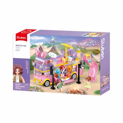 Gambar Sluban Set 412 Pcs Girls Dream Music Rv M38-b1165 - Pink/ungu