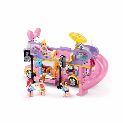 Gambar Sluban Set 412 Pcs Girls Dream Music Rv M38-b1165 - Pink/ungu