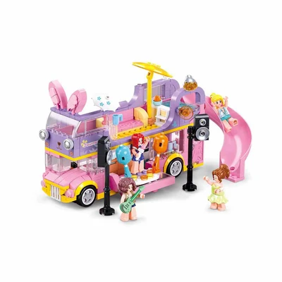 Gambar Sluban Set 412 Pcs Girls Dream Music Rv M38-b1165 - Pink/ungu
