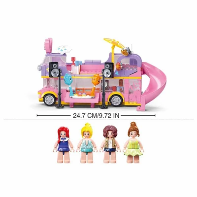 Gambar Sluban Set 412 Pcs Girls Dream Music Rv M38-b1165 - Pink/ungu