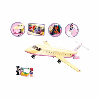 Gambar Sluban Set 384 Pcs Girls Dream Luxurious Plane M38-b1166 - Kuning