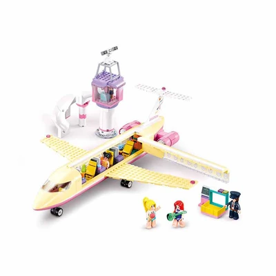 Gambar Sluban Set 384 Pcs Girls Dream Luxurious Plane M38-b1166 - Kuning