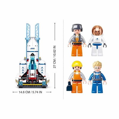 Gambar Sluban Set 292 Pcs Dream Launch Center M38-b1199 - Putih