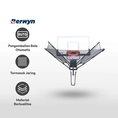 Gambar Berwyn Ring Basket Practice System 02 - Hitam