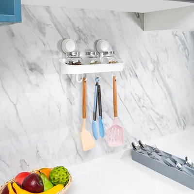 Gambar Stora Rak Dapur 2 Tingkat 31.8x11.6x18.4 cm - Putih