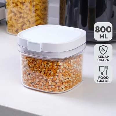 Gambar Kris Milky Wadah Makanan Plastik 800 ml Transparan
