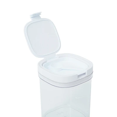 Gambar Kris Milky Wadah Makanan Plastik 1.3 Liter Transparan