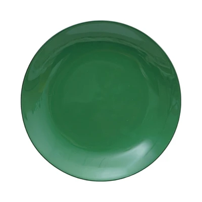 Gambar Appetite Cerine Piring Makan Porcelain Leaf 20 cm - Hijau Tua