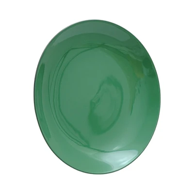 Gambar Appetite Cerine Piring Makan Porcelain Leaf 20 cm - Hijau Tua