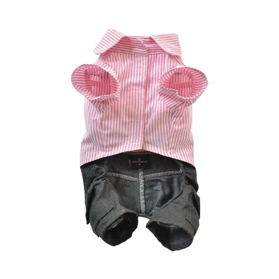 Gambar Doggy Dolly Ukuran M Baju Jumper Kasual Anjing - Merah