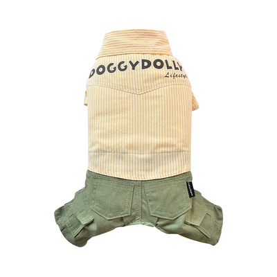 Gambar Doggy Dolly Ukuran Xs Baju Jumper Kasual Anjing - Kuning