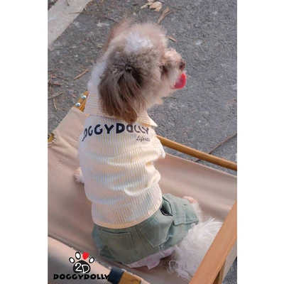 Gambar Doggy Dolly Ukuran Xs Baju Jumper Kasual Anjing - Kuning