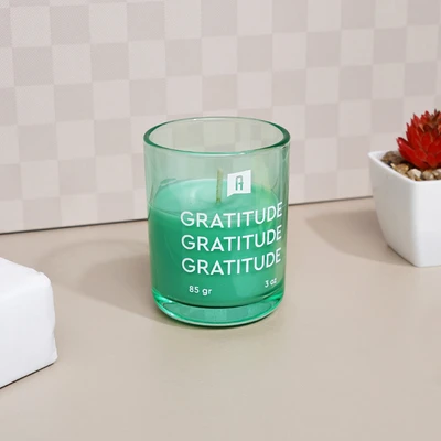 Gambar Ataru Eucalyptus & Cotton Booster Lilin Aromaterapi Gratitude 85 gr
