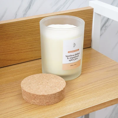 Gambar Breathe Ivy & Bergamot Spotless Dishes Lilin Aromaterapi 230 gr