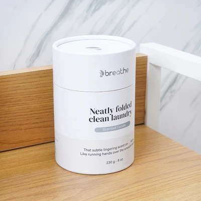 Gambar Breathe Green & Geranium Clean Laundry Lilin Aromaterapi 230 gr