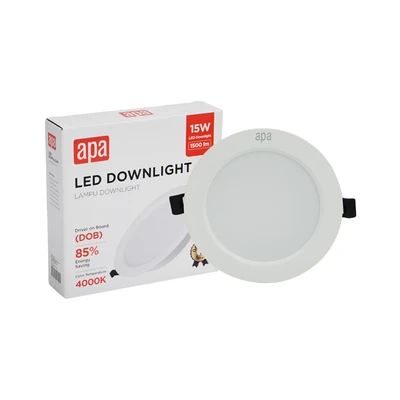 Gambar APA Lampu Downlight LED DOB Inbow SMD 15 Watt Warm White