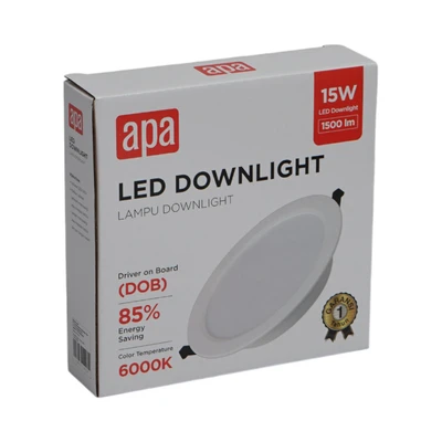 Gambar APA Lampu Downlight LED DOB Inbow SMD 15 Watt Cool Daylight