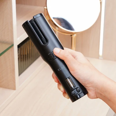 Gambar Klaz Pengeriting Rambut Otomatis Portable - Hitam