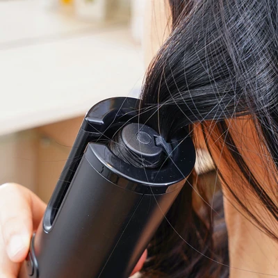Gambar Klaz Pengeriting Rambut Otomatis Portable - Hitam