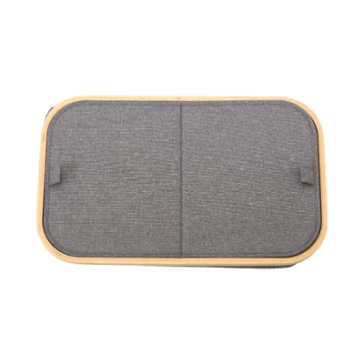Gambar Stora Keranjang Laundry 2 Pocket 55x34.2x60 cm - Abu-Abu