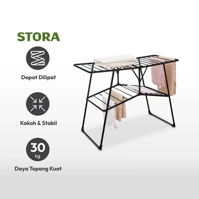 Gambar Stora Jemuran Baju Lipat 133x61x95 cm