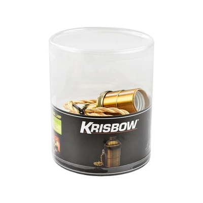 Gambar Krisbow Fitting Lampu E27 Vintage - Gold