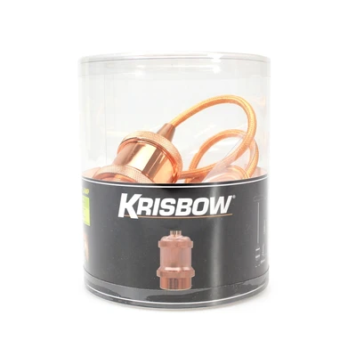 Gambar Krisbow Fitting Lampu E27 Vintage - Rose Gold