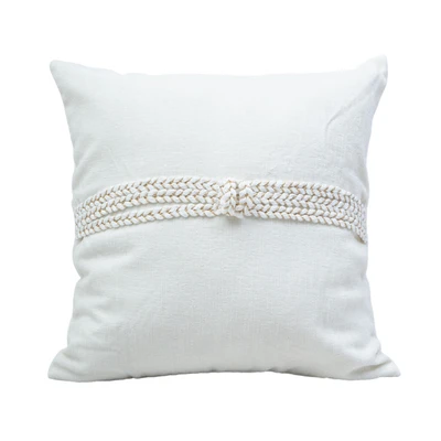 Gambar Informa Natural Monochrome Sarung Bantal Sofa Polyester 45x45 cm - Putih Ivory
