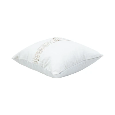 Gambar Informa Natural Monochrome Sarung Bantal Sofa Polyester 45x45 cm - Putih Ivory