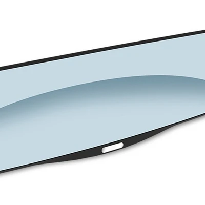 Gambar Otto Klasse 30 cm Kaca Spion Tengah Mobil Curve Aluminium - Biru