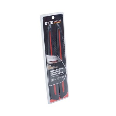 Gambar Otto Klasse Set 2 Pcs Pelindung Bumper Mobil Reflektif - Hitam/Merah